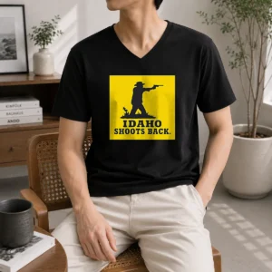 Top Original Idaho Shoots Back V-Neck Shirt