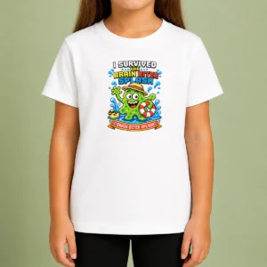 Pretty Nice Brain Biter Splash Pixel Survival Kids T-Shirt