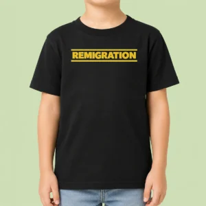 Original Remigration Political Migration Policy Kids T-Shirt
