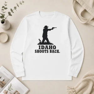 Original Good Jordan Salinas Idaho Shoots Back Long Sleeve Shirt