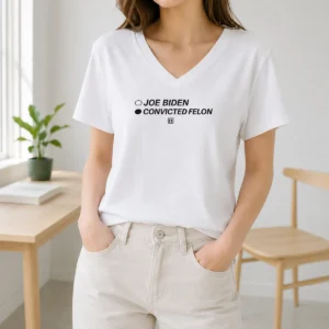 Good Joe Biden Convicted Felon Political Election V-Neck Shirt