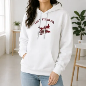 Top Loon Bird On Lake Forest Lost Files Co Hoodie
