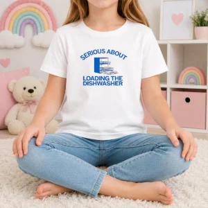 Pretty Serious About Loading The Dishwasher Kids T-Shirt