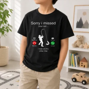 Original Sorry I Missed Your Call I Was On My Other Line Kids T-Shirt