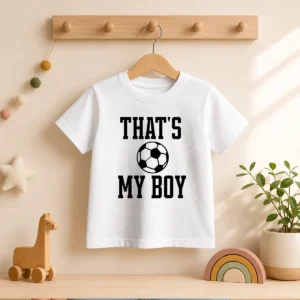 Original That'S My Boy Soccer Proud Parent Kids T-Shirt