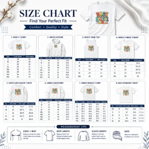 Size chart for Nice Funny Retro Vintage Back To School Apple Pencil with measurements in inches and cm to help choose the right fit