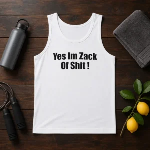 Premium Yes I'M Zack Of Shit Tank Top