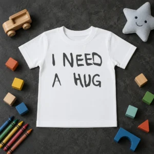 Awesome Good I Need A Hug Affection Comfort Mental Health Kids T-Shirt
