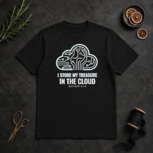 Awesome I Store My Treasure In The Cloud Matthew 6 19