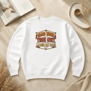 Nice Hot Labour Day Western Pride Vintage Saloon Sweater