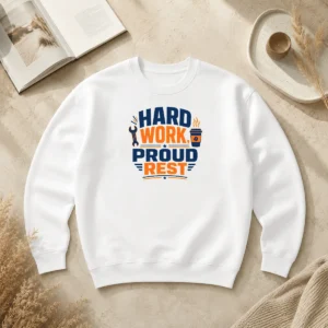 Happy Nice Labour Day Hard Work Pride Typography Sweater