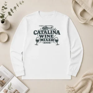 Funny Official Catalina Wine Mixer Long Sleeve Shirt