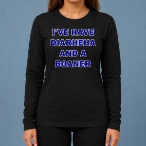 Nice Top I'Ve Have Diarheha And A Boaner Long Sleeve Shirt