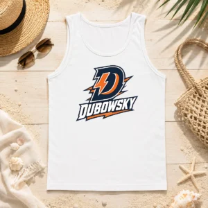 Nice Official Dubowsky Lightning Bolt D Letter Esports Logo Tank Top