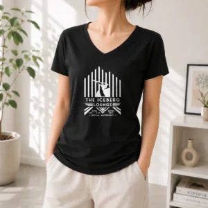 Official Penguin The Iceberg Lounge Open Invite Gotham Waterfront V-Neck Shirt