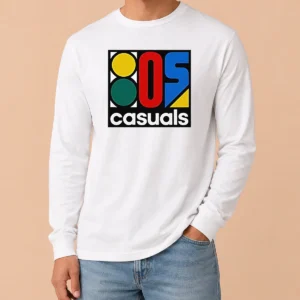 Hot Awesome 80s Casuals Lgo Long Sleeve Shirt