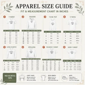 Size chart for Premium Nice Property Of Chicago Jail Prison Funny Novelty with measurements in inches and cm to help choose the right fit