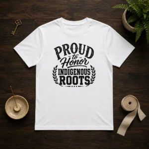 Original Indigenous Peoples Day Pride Silhouette