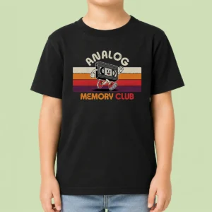 Premium Top Analog Memory Club Kids T-Shirt