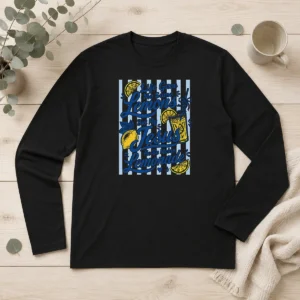 Pretty Life Gave Me Lemons Jesus Makes Lemonade Black Long Sleeve Shirt front view on white background