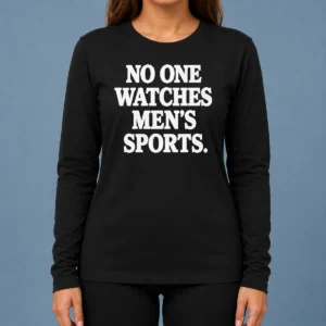 Nice Awesome No One Watches Men'S Sports Satire Ironic Long Sleeve Shirt