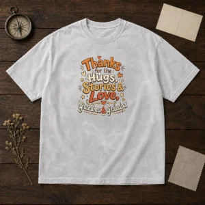 Top Grandparents Day Thank You Doodle For Family Love Shirt - Image 6