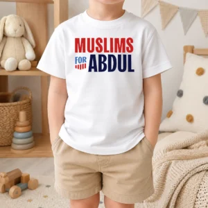 Official Pretty Muslims For Abdul 2026 Kids T-Shirt