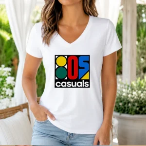 Pretty 80s Casuals Lgo V-Neck Shirt
