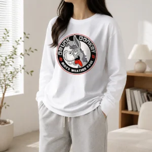 Premium Drunk Donkey Mike'S Weather Page Long Sleeve Shirt