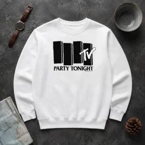 Nice Funny MTV Party Tonight 1981 Music Television Sweater