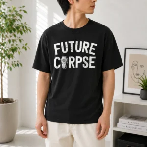 Pretty Distressed Future Corpse With Coffin Goth