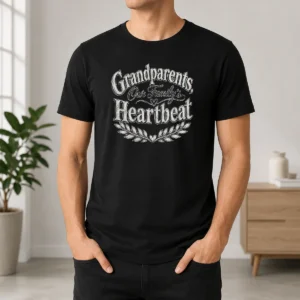Hot Premium Grandparents Day Heartfelt Family Sketch