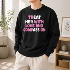 Pretty Treat Her With Love And Compassion Kindness Sweater