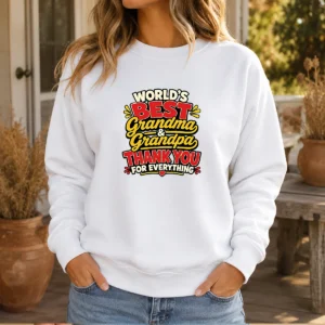 Nice Grandparents Day Thank You Cartoon For Family Gifts Sweater