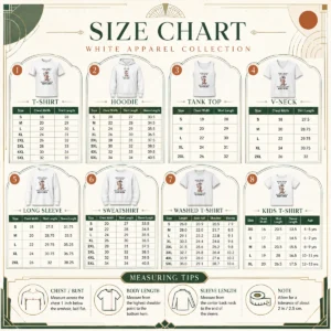 Size chart for Awesome Twinkle Twinkle Little Snitch Mind Your Business Nosey Bitch Otter with measurements in inches and cm to help choose the right fit