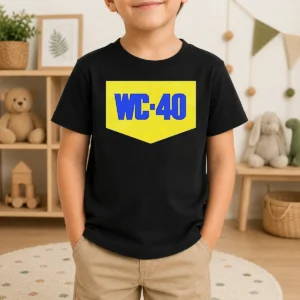Top WC 40 Logo Parody Kids T-Shirt