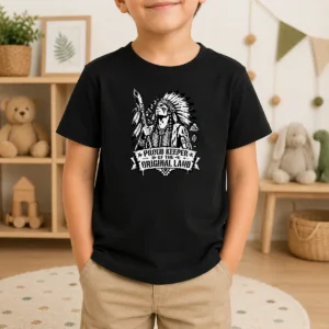 Hot Original Indigenous Peoples Day Proud Keeper Stencil Kids T-Shirt