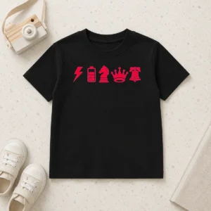 Hot Top Philadelphia 76ers Iconography Symbols NBA Kids T-Shirt