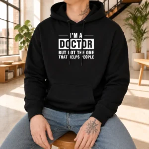 Good I'M A Doctor But Not The One That Helps People Hoodie