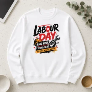 Nice Top Pretty Grunge Labour Day Hard Work Strong Future Fist Long Sleeve Shirt