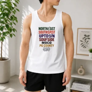 Official Original Northeast Southwest Uptown Soufside Moco PG County Tank Top