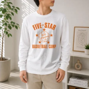 Pretty Five Star Basketball Camp 60th Anniversary Long Sleeve Shirt