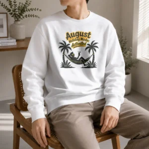 Hot Official August Holiday Silhouette For Proud Summer Relaxers Sweater