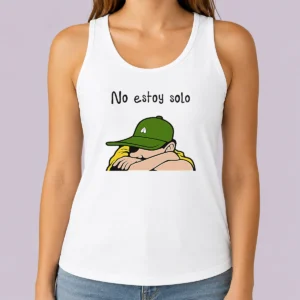 Good Awesome No Estoy Solo Charlie Brown Snoopy And Peanuts Gang Hug Tank Top