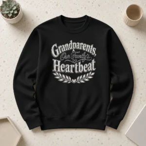 Hot Pretty Grandparents Day Heartfelt Family Sketch Sweater