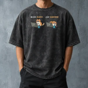 Original Work Hard Nap Harder Washed T-Shirt