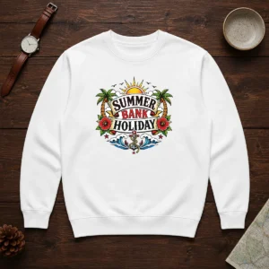 Official Traditional Tattoo Summer Bank Holiday Anchor Hibiscus Sweater