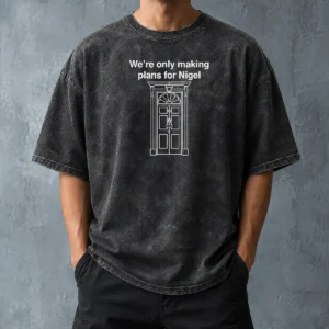 Top We'Re Only Making Plans For Nigel 10 Downing Street Washed T-Shirt