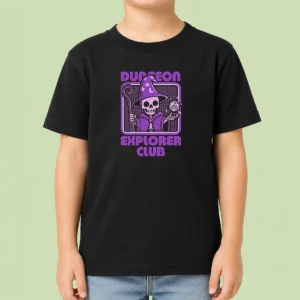 Hot Good RPG Mage Skull Kids T-Shirt