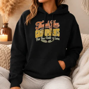 Hot Nice Grandparents Day Thank You Heartfelt Vector Hoodie